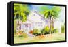 Beach Cottage I-Jane Slivka-Framed Stretched Canvas