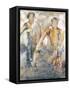 Beach Courting-Alexys Henry-Framed Stretched Canvas