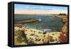 Beach, Cove, La Jolla, California-null-Framed Stretched Canvas