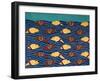 Beach Cover Sheet Choc Yel-Stephen Huneck-Framed Giclee Print