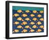 Beach Cover Sheet Yellow Yellow-Stephen Huneck-Framed Giclee Print