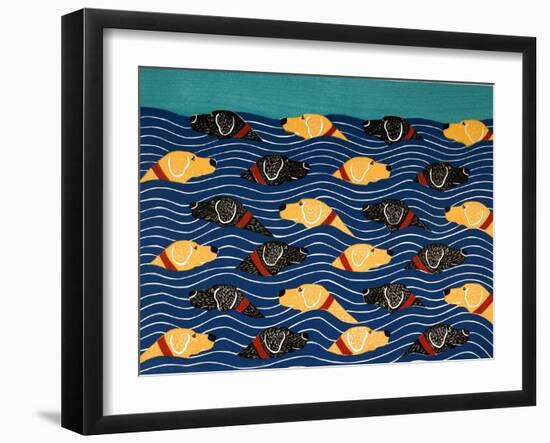 Beach Cover Sheet-Stephen Huneck-Framed Giclee Print
