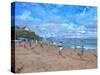 Beach Cricket, Abersoch, 2013-Andrew Macara-Stretched Canvas