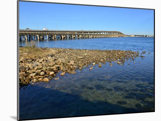 Beach Crossing from Pensacola Beach to Gulf Breezes-Paul Briden-Mounted Photographic Print