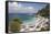 Beach Crowded with Holidaymakers, Kassiopi, Corfu, Ionian Islands, Greek Islands, Greece, Europe-Ruth Tomlinson-Framed Stretched Canvas