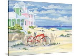 Beach Cruiser Cottage I-Paul Brent-Stretched Canvas