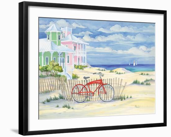 Beach Cruiser Cottage I-Paul Brent-Framed Art Print