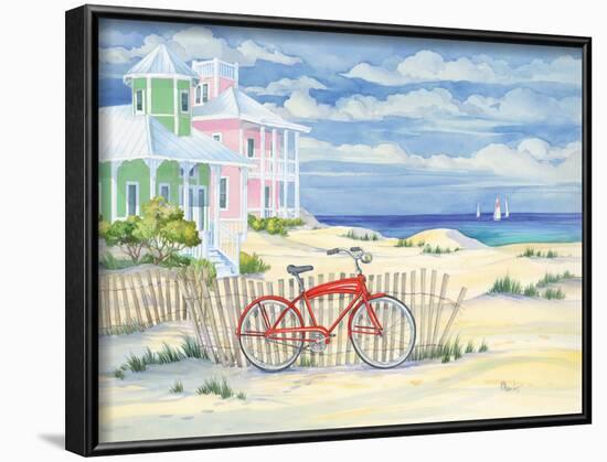 Beach Cruiser Cottage I-Paul Brent-Framed Art Print