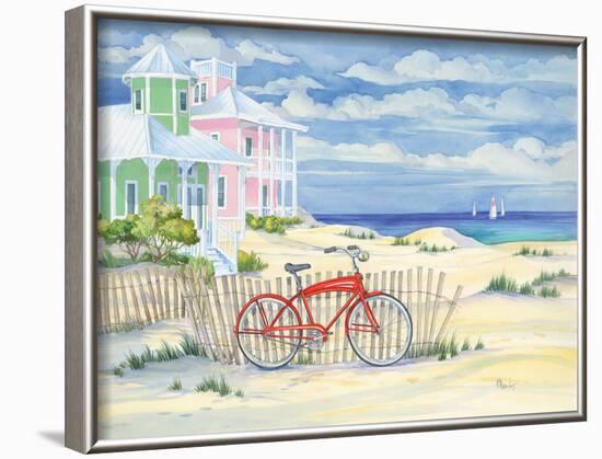 Beach Cruiser Cottage I-Paul Brent-Framed Art Print