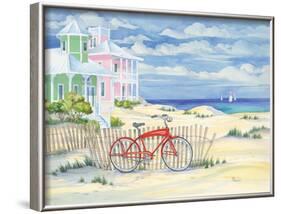 Beach Cruiser Cottage I-Paul Brent-Framed Art Print