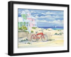 Beach Cruiser Cottage I-Paul Brent-Framed Art Print