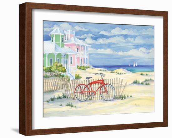 Beach Cruiser Cottage I-Paul Brent-Framed Art Print