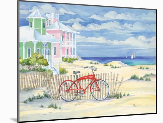 Beach Cruiser Cottage I-Paul Brent-Mounted Art Print