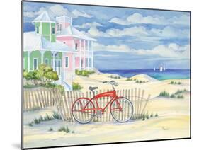 Beach Cruiser Cottage I-Paul Brent-Mounted Art Print