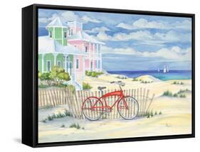 Beach Cruiser Cottage I-Paul Brent-Framed Stretched Canvas