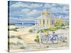 Beach Cruiser Cottage II-Paul Brent-Stretched Canvas