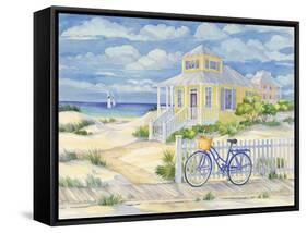 Beach Cruiser Cottage II-Paul Brent-Framed Stretched Canvas