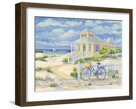 Beach Cruiser Cottage II-Paul Brent-Framed Art Print