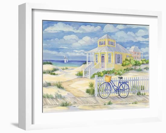 Beach Cruiser Cottage II-Paul Brent-Framed Art Print