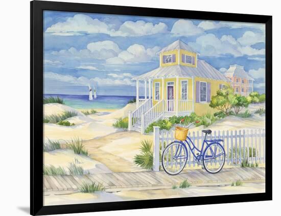 Beach Cruiser Cottage II-Paul Brent-Framed Art Print