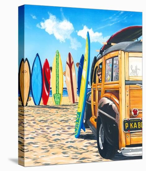 Beach Cruiser Kids-Scott Westmoreland-Stretched Canvas
