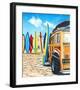 Beach Cruiser Kids-Scott Westmoreland-Framed Art Print