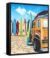 Beach Cruiser Kids-Scott Westmoreland-Framed Stretched Canvas
