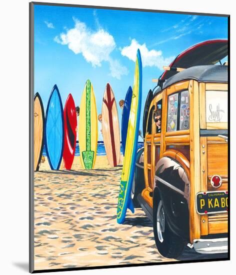 Beach Cruiser Kids-Scott Westmoreland-Mounted Art Print