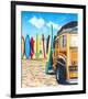 Beach Cruiser Kids-Scott Westmoreland-Framed Art Print