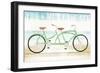 Beach Cruiser Tandem-Michael Mullan-Framed Art Print