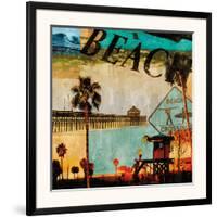 Beach Culture-Charlie Carter-Framed Art Print