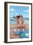 Beach Dance Variant 1-Peter Adderley-Framed Art Print