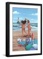 Beach Dance Variant 1-Peter Adderley-Framed Art Print