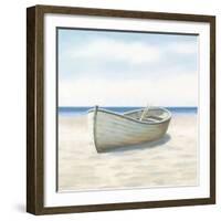 Beach Days I No Fence Flowers Crop-James Wiens-Framed Art Print