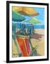 Beach Days-Page Pearson Railsback-Framed Art Print