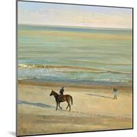 Beach Dialogue, Dunwich-Timothy Easton-Mounted Giclee Print