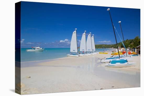 Beach, Dickenson Bay, St. Georges, Antigua, Leeward Islands-Frank Fell-Stretched Canvas