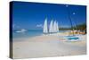 Beach, Dickenson Bay, St. Georges, Antigua, Leeward Islands-Frank Fell-Stretched Canvas