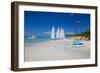 Beach, Dickenson Bay, St. Georges, Antigua, Leeward Islands-Frank Fell-Framed Photographic Print