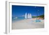 Beach, Dickenson Bay, St. Georges, Antigua, Leeward Islands-Frank Fell-Framed Photographic Print