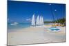 Beach, Dickenson Bay, St. Georges, Antigua, Leeward Islands-Frank Fell-Mounted Photographic Print