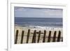 Beach Dunes Fence in Hamptons-null-Framed Photo