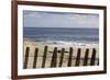 Beach Dunes Fence in Hamptons-null-Framed Photo