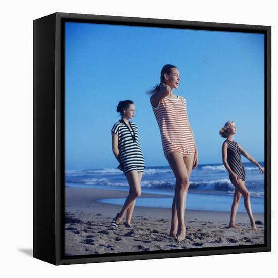 Beach Fashions-Gordon Parks-Framed Stretched Canvas