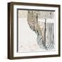 Beach Fence I-Nicholas Biscardi-Framed Art Print