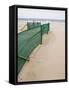 Beach Fence-Adrian Bicker-Framed Stretched Canvas