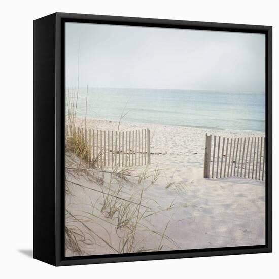 Beach Fence-Pela Studio-Framed Stretched Canvas