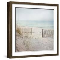 Beach Fence-Pela Studio-Framed Photographic Print