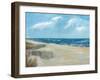 Beach Fences-Ruane Manning-Framed Art Print