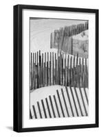 Beach Fencing 1 A-Jeff Pica-Framed Premium Photographic Print